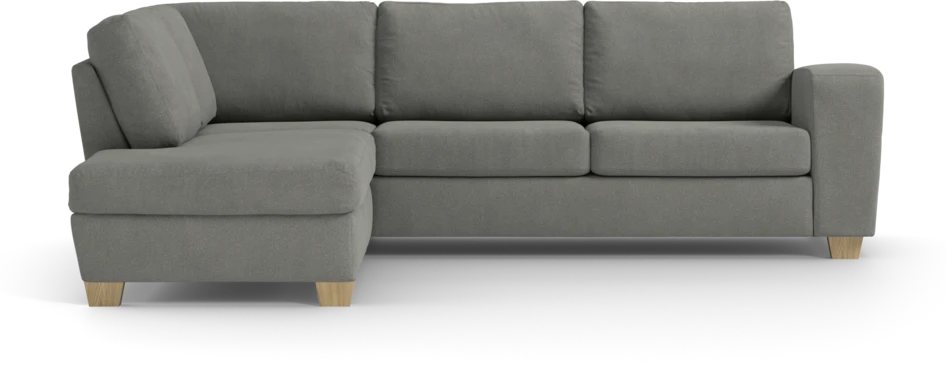 Friday - 2,5-sits soffa med divan vänster - Grå