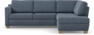 Friday - 2,5-sits soffa med divan höger - Blå