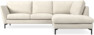 Madison - 2-sits soffa med divan höger - Vit
