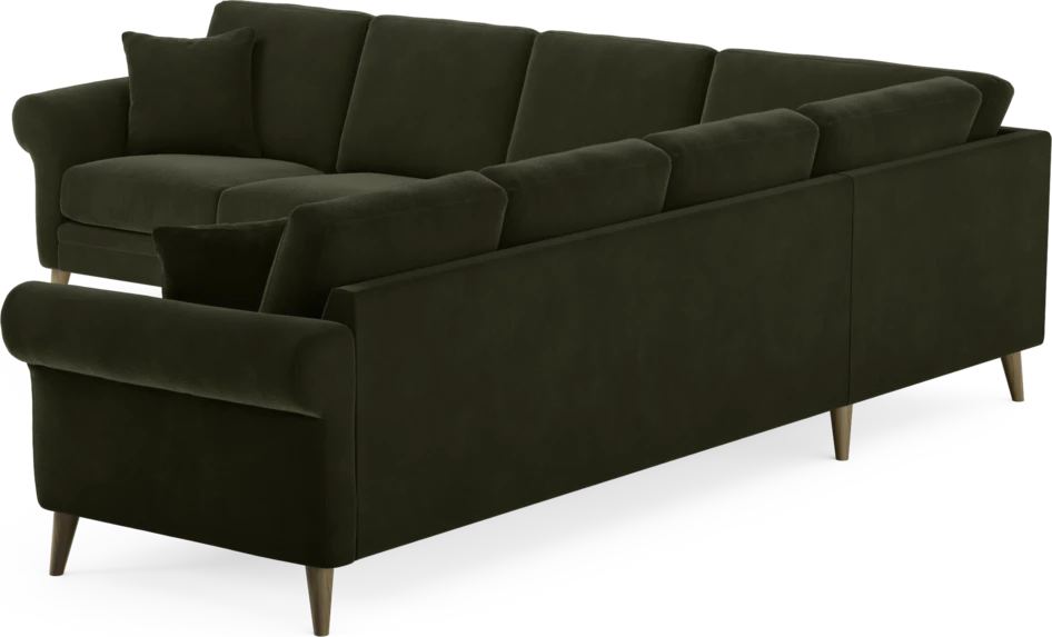 Eden - Hörnsoffa, 3+3-sits - Grön