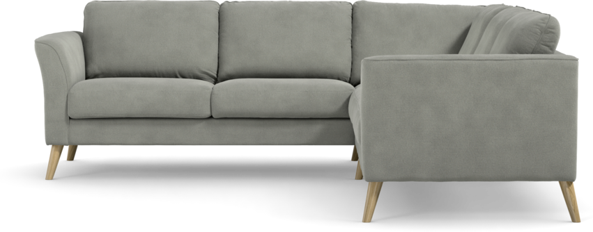 Bridge - Hörnsoffa, 2+2-sits - Grå