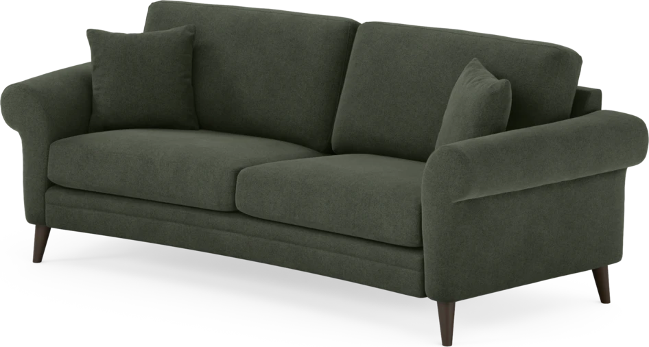 Eden - 2,5-sits soffa svängd - Grön