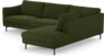 Madison Lux - 3-sits soffa med divan höger - Grön