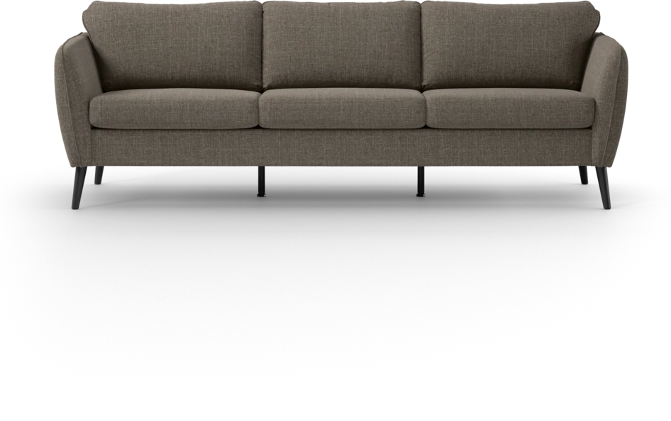 County - 3-sits soffa - Brun