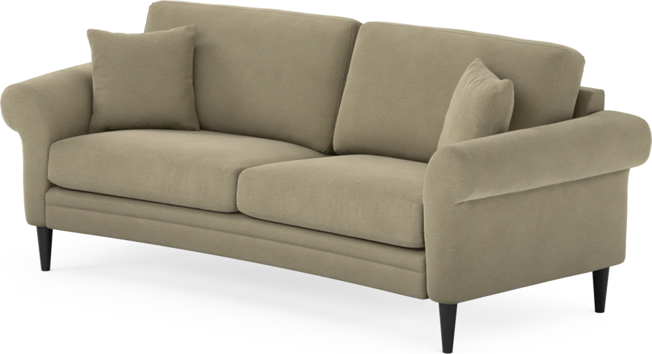 Eden - 2,5-sits soffa svängd - Beige