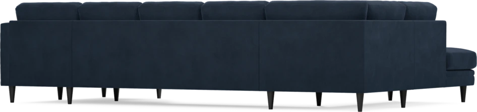 Eden - 3-sits soffa med divan vänster och schäslong höger - Blå