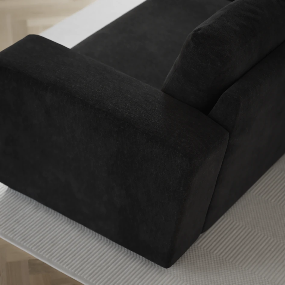 Friday - 3-sits soffa med divan vänster och schäslong höger - Blå