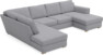 Friday - 3-sits soffa med divan vänster och schäslong höger - Grå