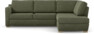 Friday - 2,5-sits soffa med divan höger - Grön
