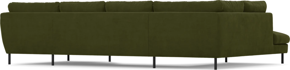 Madison - 2-sits soffa med divan vänster och schäslong höger - Grön