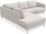 Madison - 2-sits soffa med divan vänster - Grå