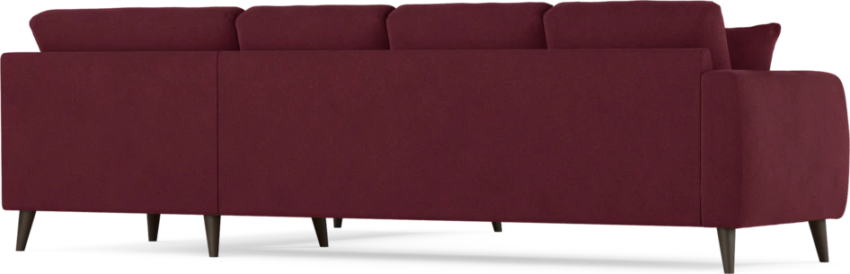 Eden - Hörnsoffa, 3+2-sits - Röd