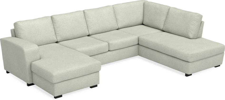 Friday - 3-sits soffa med schäslong vänster och divan höger - Beige