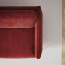 Madison Lux - 2-sits soffa med schäslong vänster - Rosa