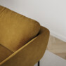 Madison - 3-sits soffa med divan vänster - Gul