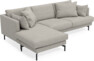 Harper - 4-sits med schäslong vänster - Beige