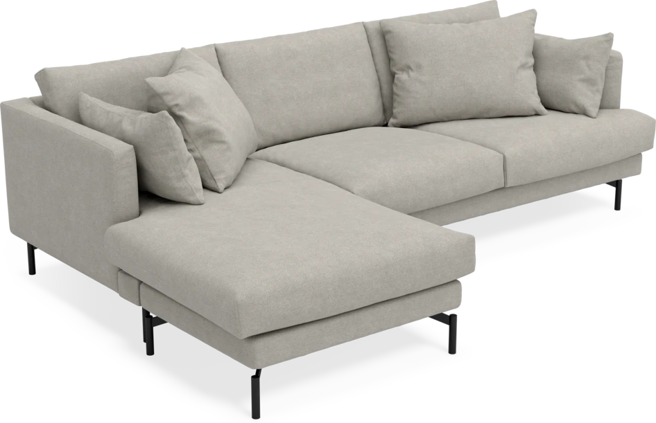 Harper - 4-sits med schäslong vänster - Beige