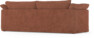 Cherrie - 3-sits soffa med kappa - Orange