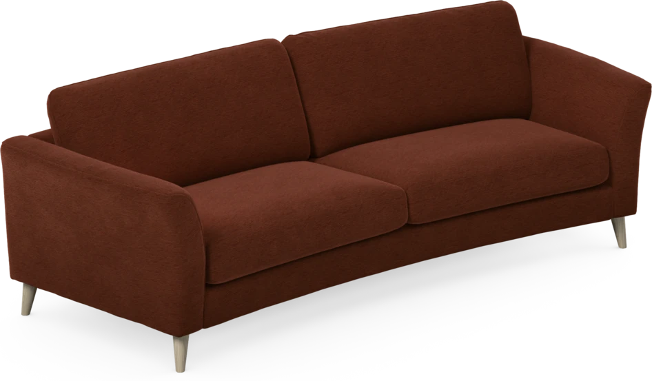 Bridge - 3-sits soffa svängd - Orange