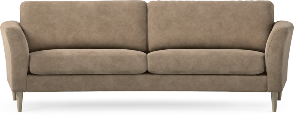 Bridge - 3-sits soffa svängd - Beige