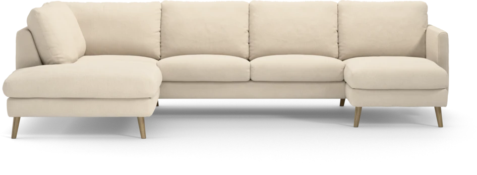 Madison - 2-sits soffa med divan vänster och schäslong höger - Beige