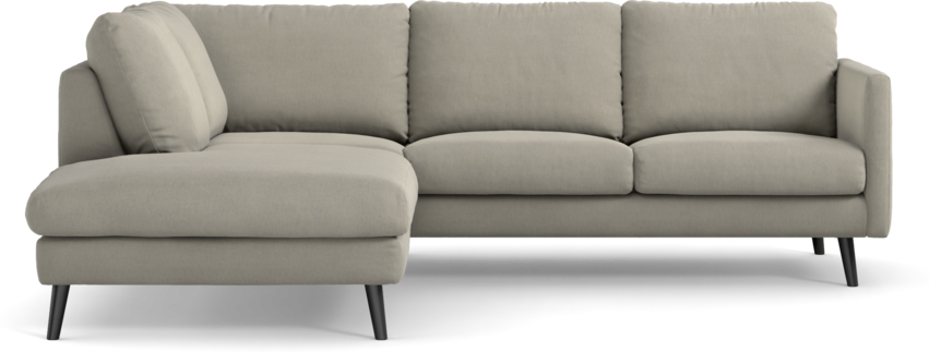 Madison Lux - 2-sits soffa med divan vänster - Grå