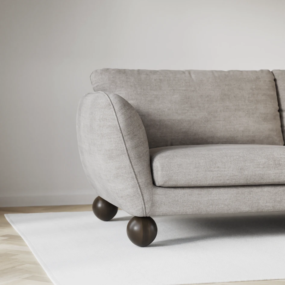 Madison Lux - Hörnsoffa med schäslong höger - Beige