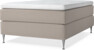 Delux Dream - Kontinentalsäng, enkelsäng 140 cm med bäddmadrass - Beige