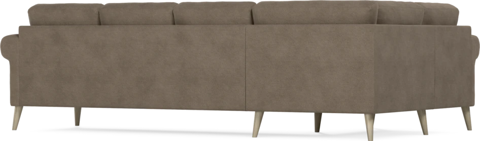 Eden - Hörnsoffa, 1+3-sits - Brun