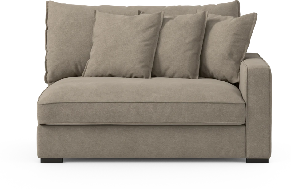 Rossi - 2-sits med armstöd höger - Beige