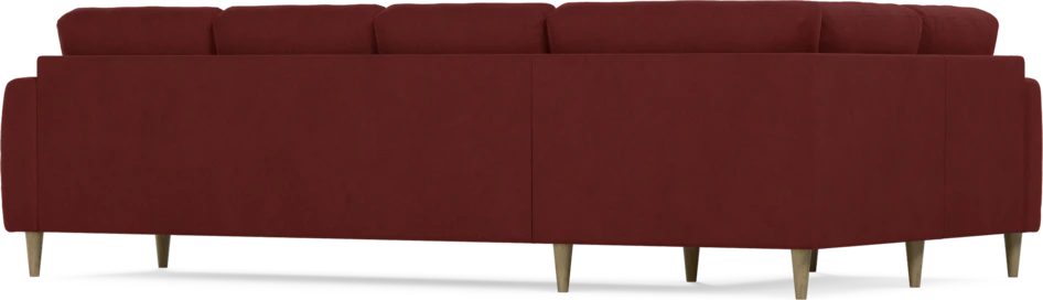 Eden - Hörnsoffa, 1+3-sits - Röd