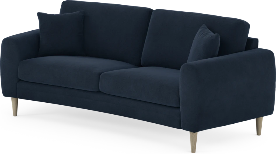 Eden - 2,5-sits soffa svängd - Blå