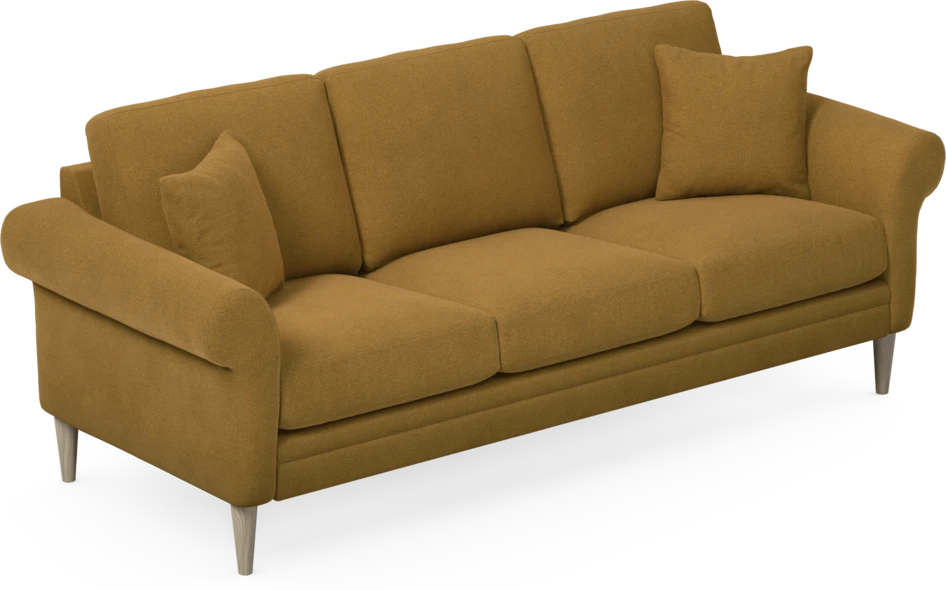 Eden - 3-sits soffa - Gul
