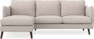 Madison Lux - 2-sits soffa med schäslong vänster - Beige