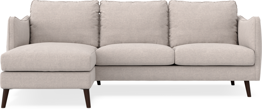 Madison Lux - 2-sits soffa med schäslong vänster - Beige