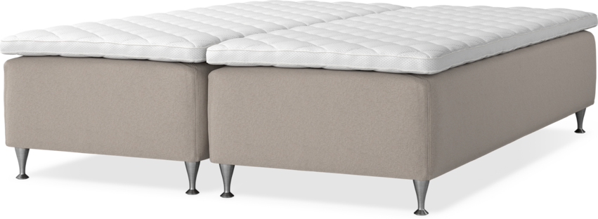 Delux Dream - Ramsäng, dubbelsäng med bäddmadrass - Beige