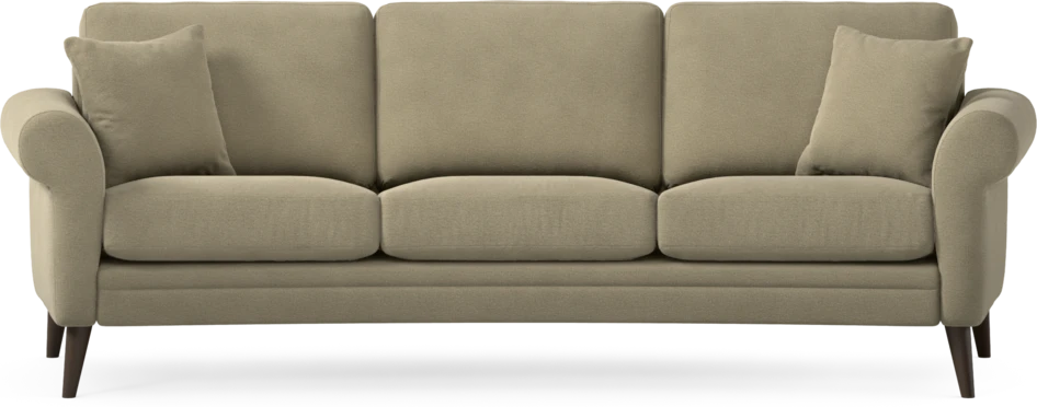 Eden - 3-sits soffa svängd - Beige