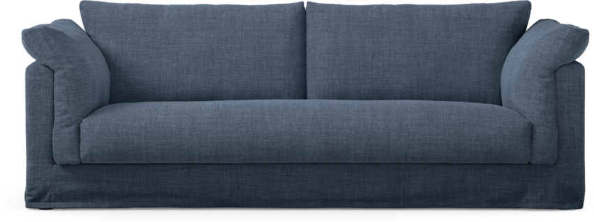 Cherrie Klädsel - 3-sits soffa, hel dyna - Blå