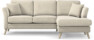 Eden - 2-sits soffa med schäslong - Beige