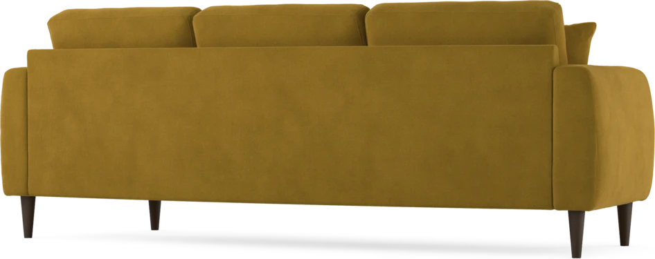 Eden - 3-sits soffa svängd - Gul