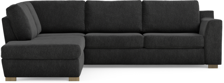 Friday - 2,5-sits soffa med divan vänster - Blå