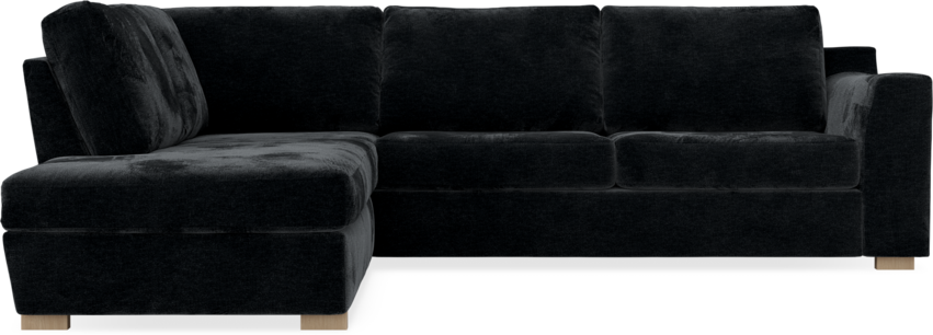 Friday - 2,5-sits soffa med divan vänster - Blå