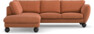 Madison Lux - 2-sits soffa med divan vänster - Orange