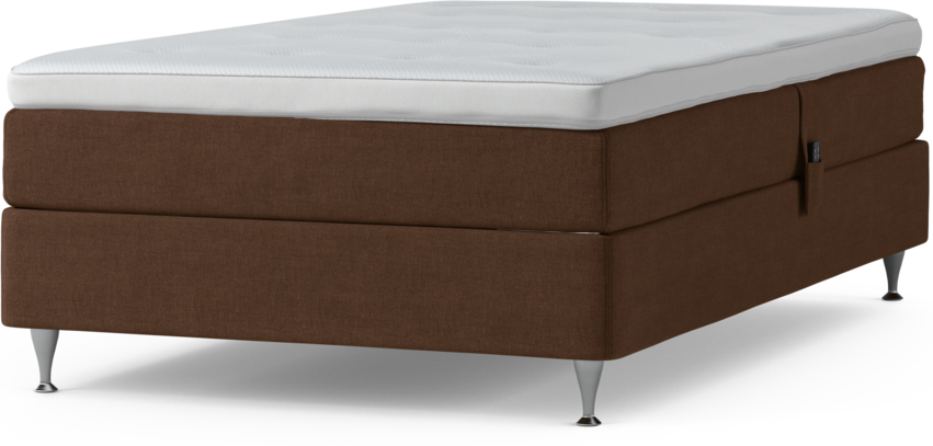 Delux Sense - Ställbar säng, enkelsäng med bäddmadrass och sängben