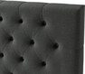 Delux Pikerad XL - Sänggavel, 90-210 cm - Grå