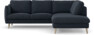 Madison - 2-sits soffa med divan höger - Blå