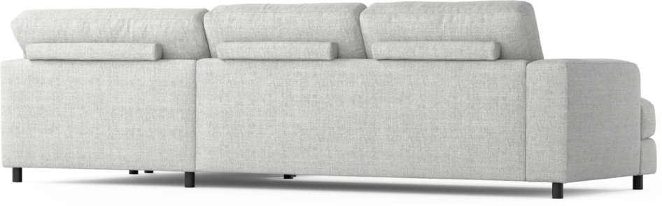 Noma - 3-sits soffa med divan höger - Grå