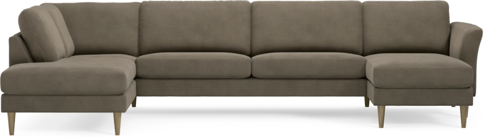 Bridge - 3-sits soffa med divan vänster och schäslong höger - Beige