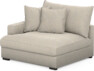 Rossi - 1,5-sits med armstöd höger - Beige