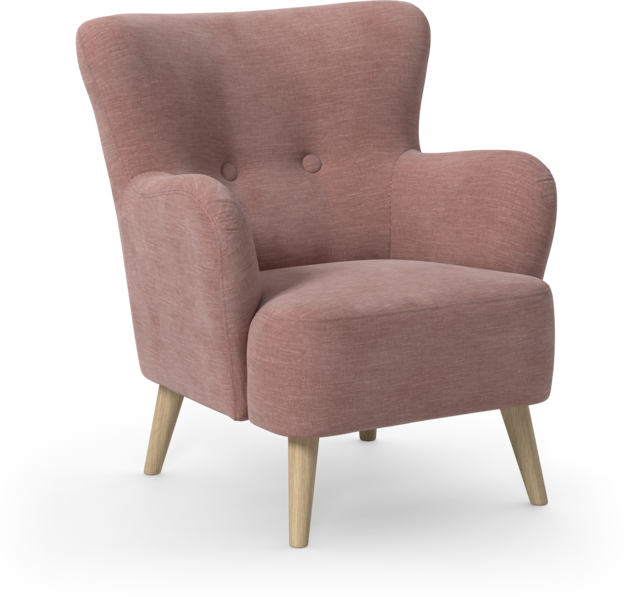 Timmy - Fåtölj - Rosa